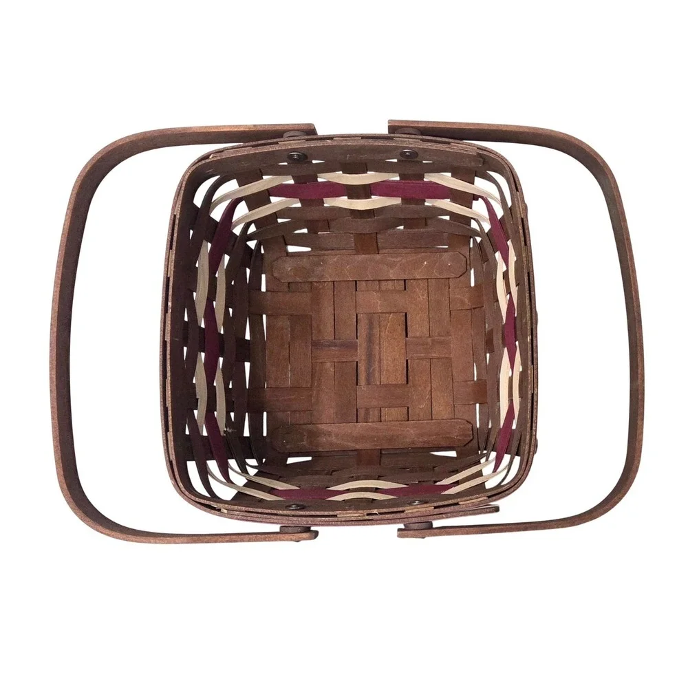 Longaberger 2009 Sweetheart Handwoven Basket‎ Signed Jeff Longaberger Hearts